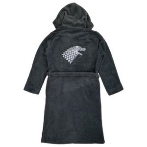 Game Of Thrones Gray House Stark Wolf Robe Robe